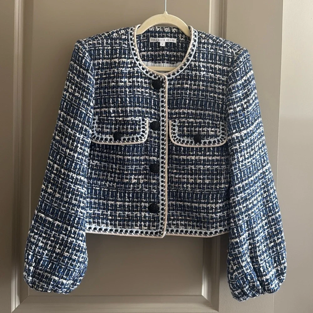 Veronica Beard BRIM Jacket Size 8 - Picture 1 of 7